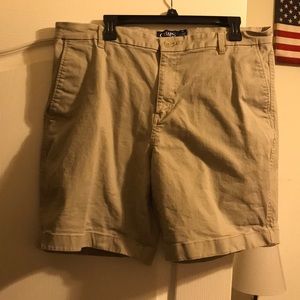 Chaps 38”Waist Casual Khaki shorts